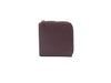 カク　ミニL字ファスナー財布　ワイン
