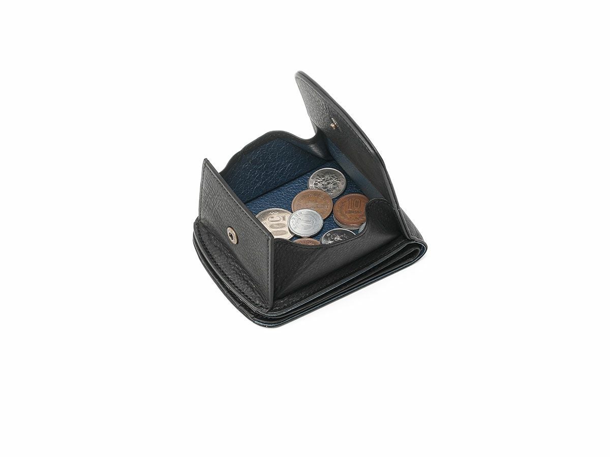 アニリンカーフ　外ボックス小銭入れヒップポケット革財布