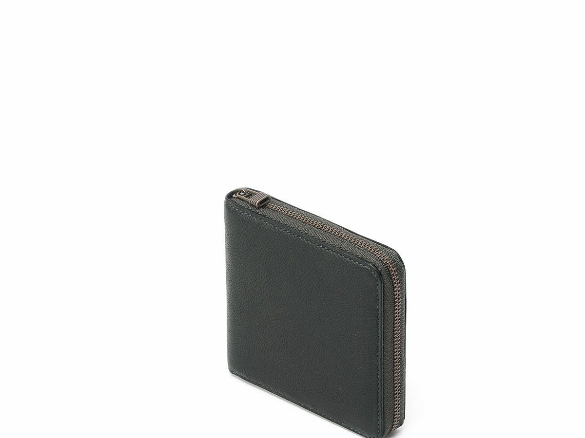 アニリンカーフ　ラウンドファスナー札入れ