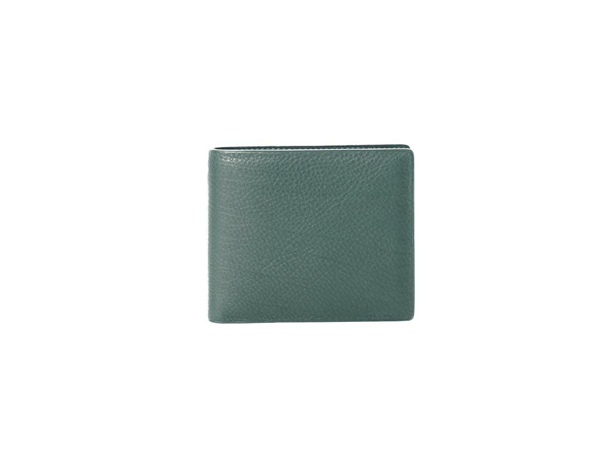 アニリンカーフ　純札入れ　カーキ