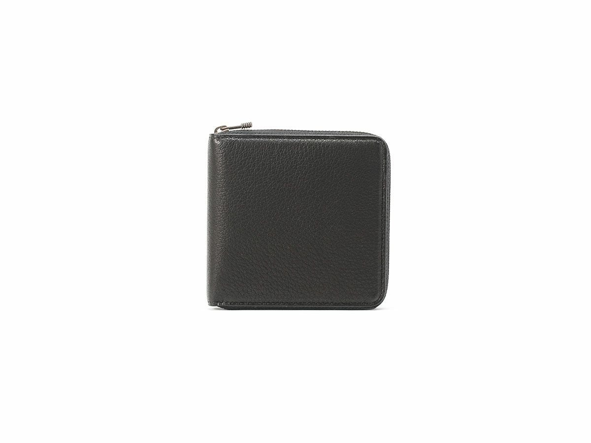 ディア　ラウンドファスナー札入れ　ブラック