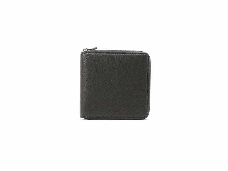 ディア　ラウンドファスナー札入れ　ブラック