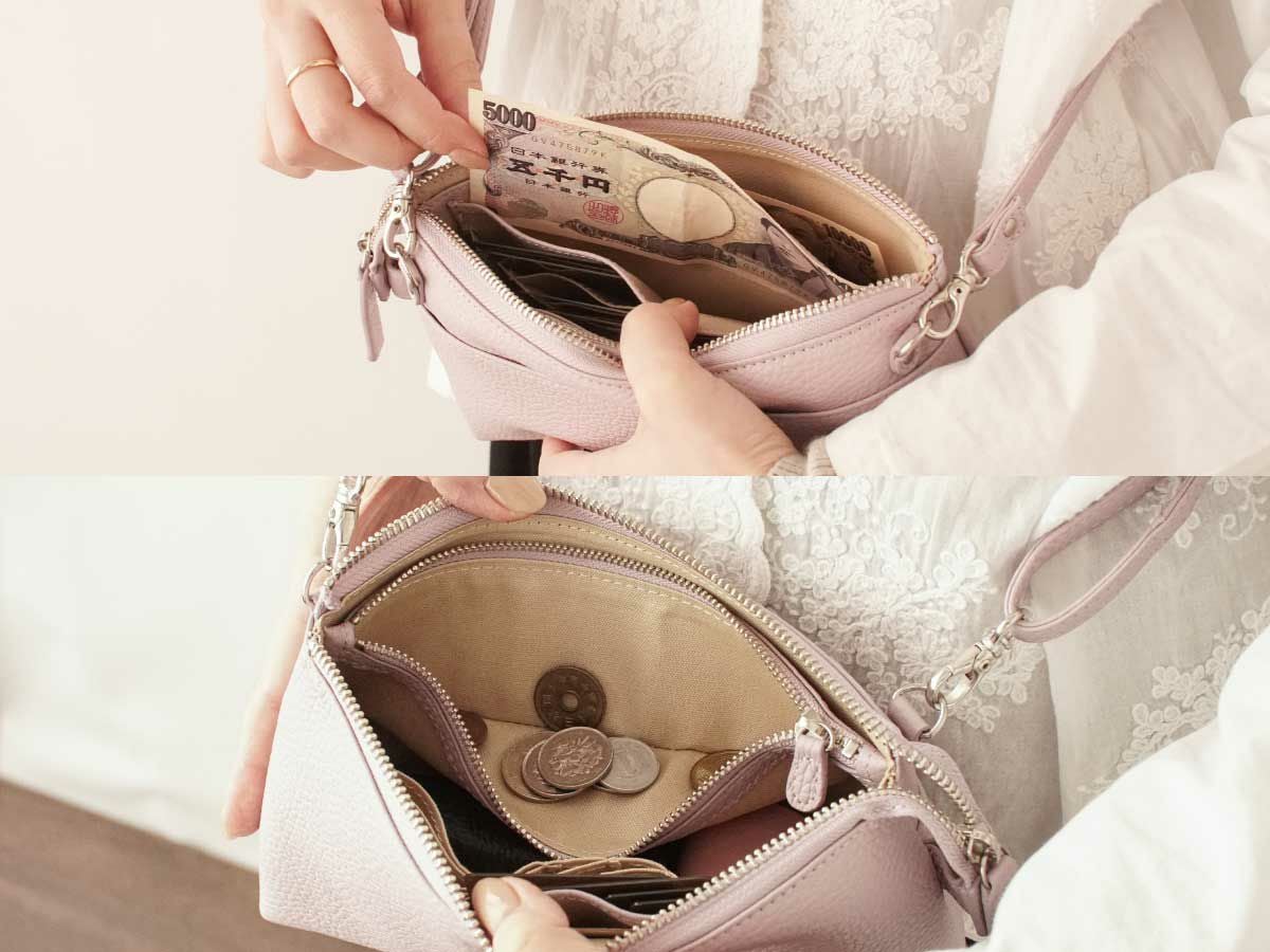 ボルセッタ　お財布ポシェット