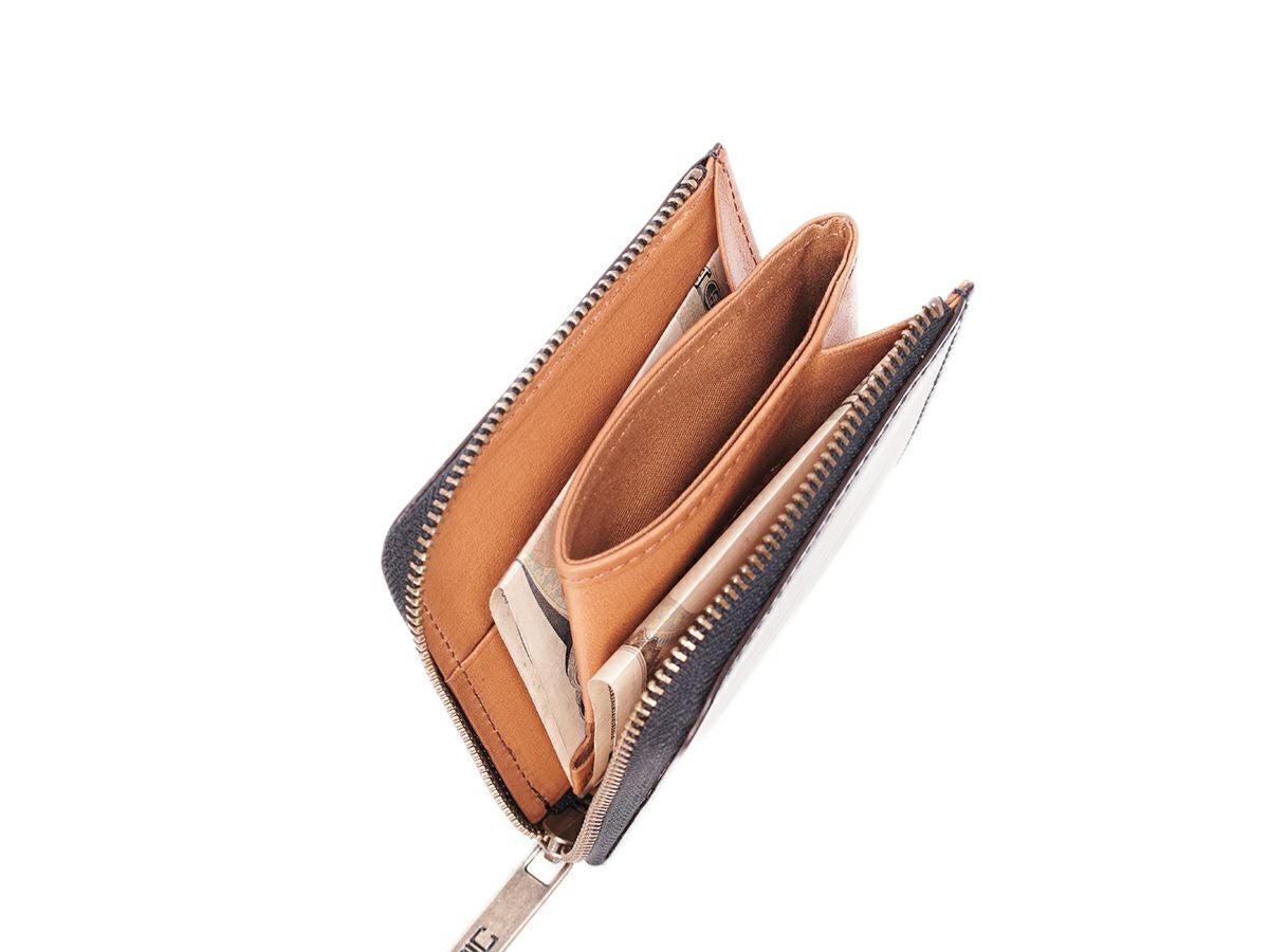 ルガトショルダー　ミニL字ファスナー財布