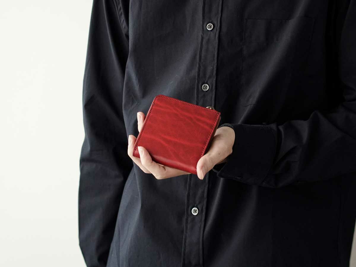ルガトショルダー　ミニL字ファスナー財布