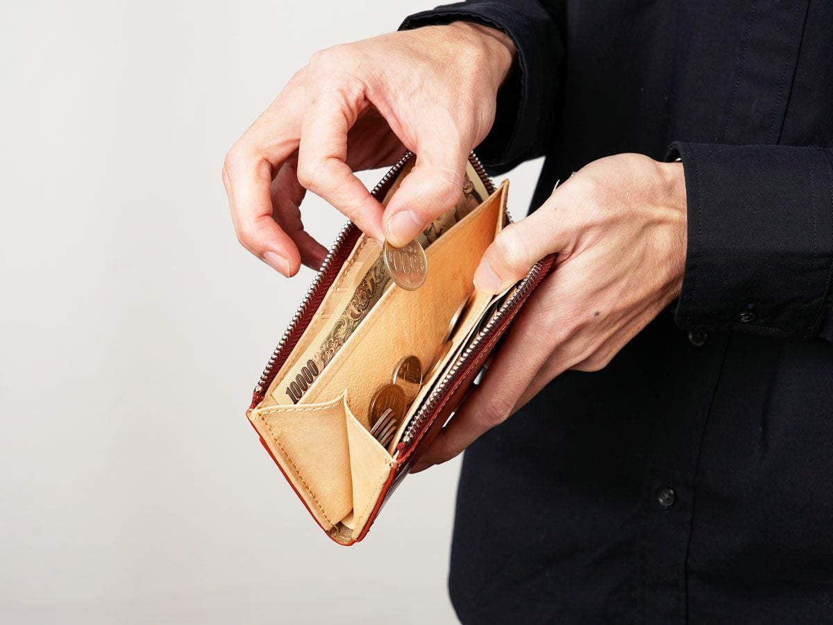 バグッダ　コンパクトL字ファスナー長財布