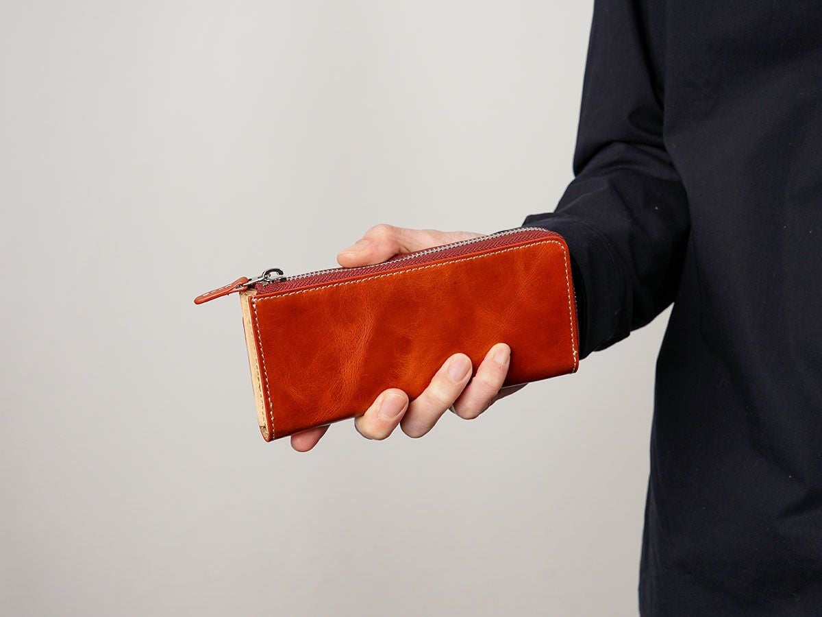 バグッダ　コンパクトL字ファスナー長財布