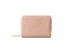 ラフィネ　ラウンドファスナーミドルウォレット｜ペールピンク