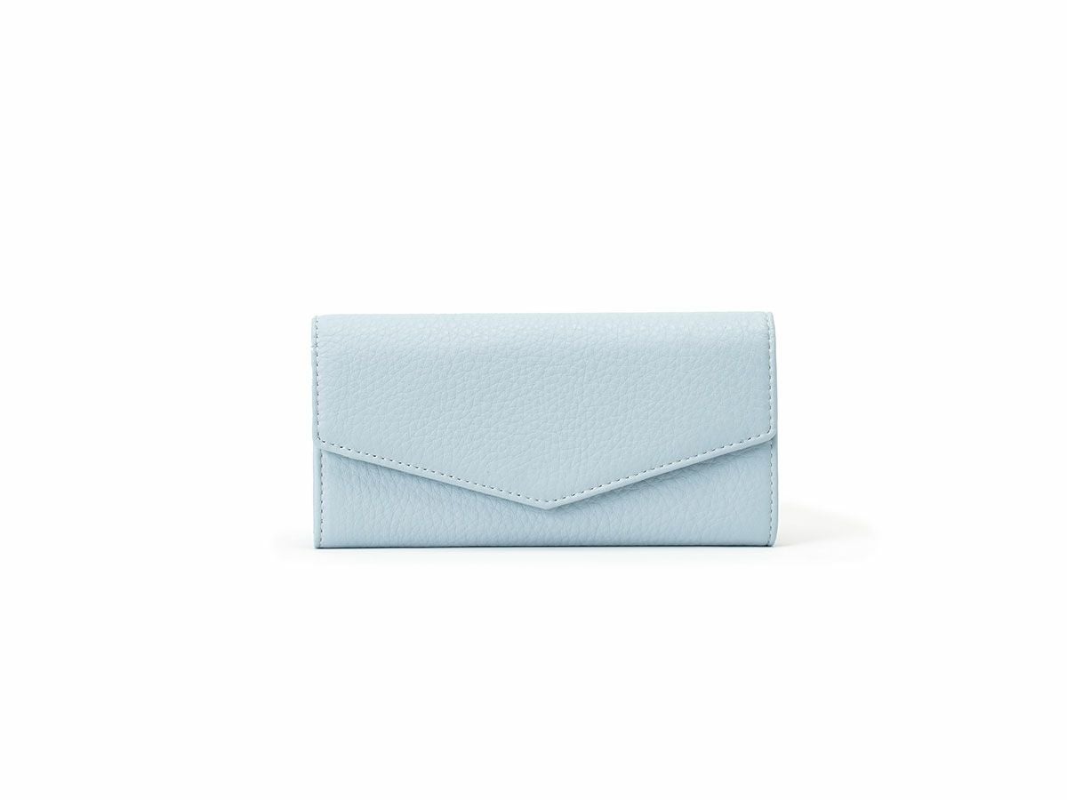 ラフィネ　コンパクトギャルソン長財布｜ペールブルー