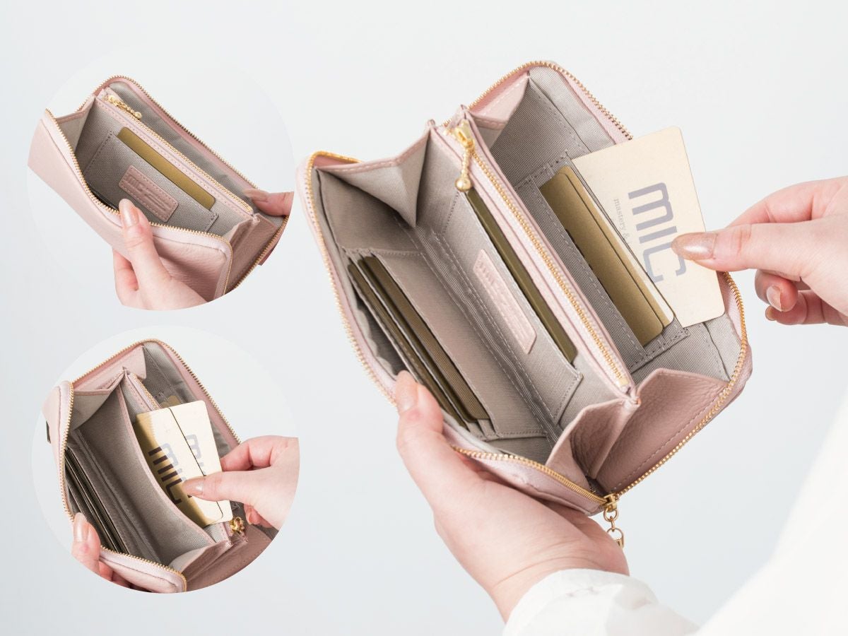 ラフィネ　コンパクトラウンドファスナー長財布