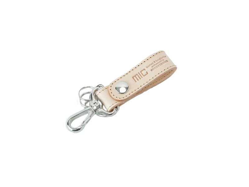 ナチュラルヌメ　ベルトキーホルダー(アミナスカンタイプ)