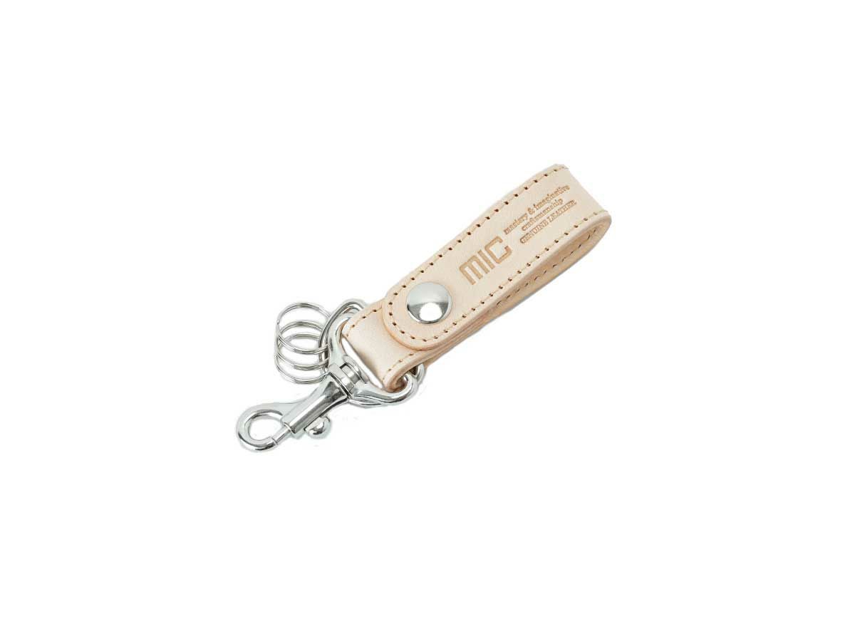 グレージングヌメ ベルトキーホルダー(鉄砲ナスカンタイプ） | 革財布