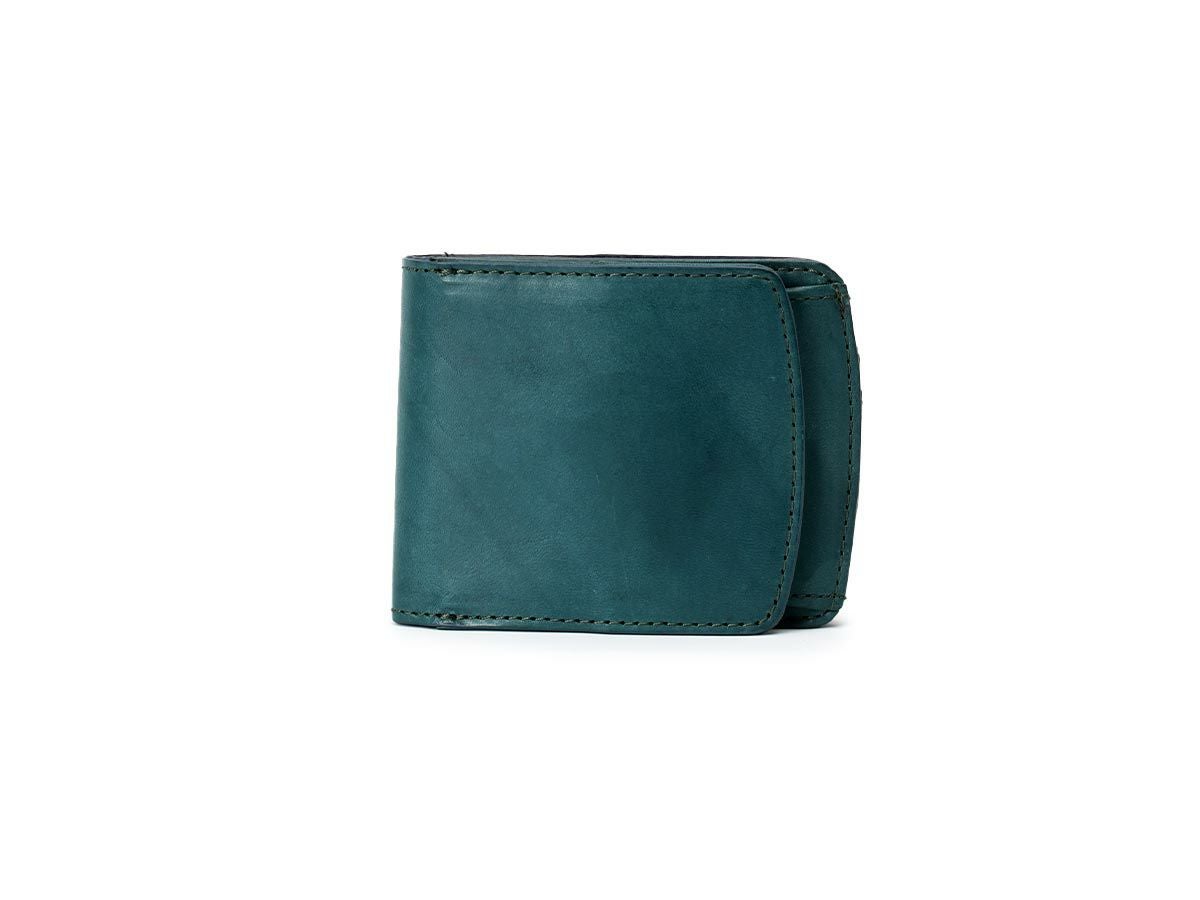 ペコスロウ ヒップポケット外ボックス小銭二つ折り財布｜ジーンズブルー