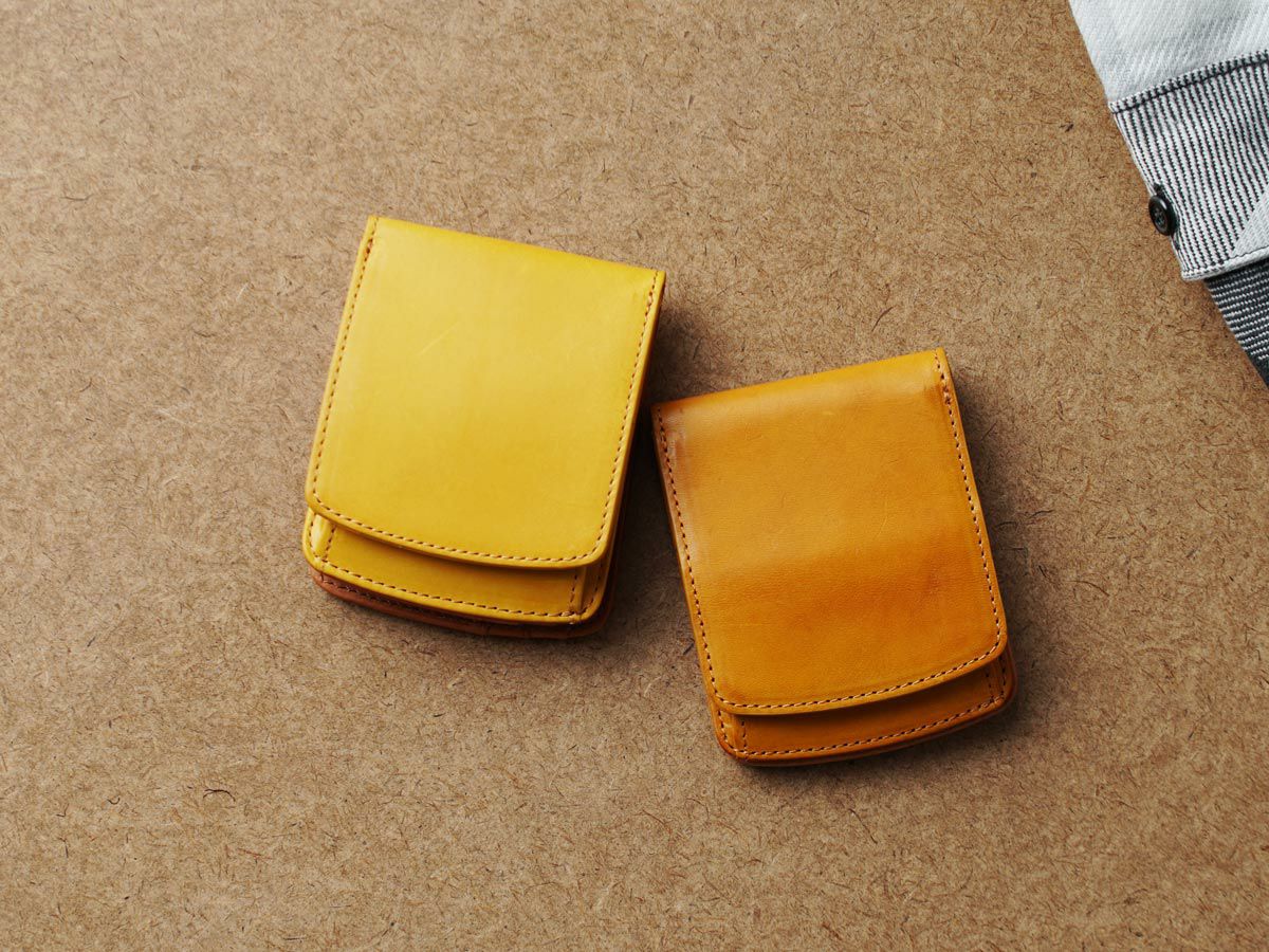 ペコスロウ ヒップポケット外ボックス小銭二つ折り財布