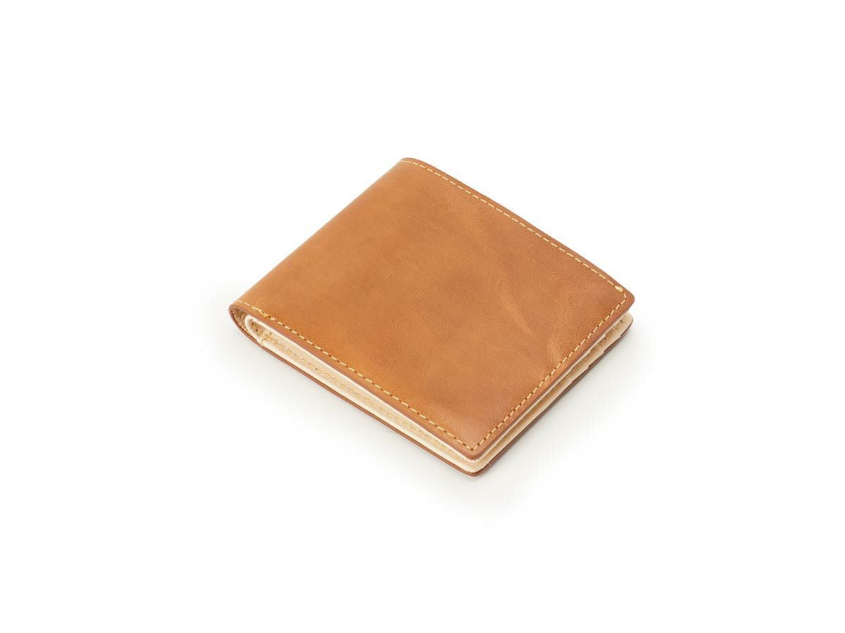 バグッダ　二つ折り革財布（小銭入れ無し）