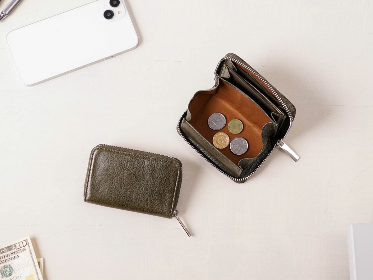 ヴァケッタルクス　ラウンドファスナーボックス小銭入れ