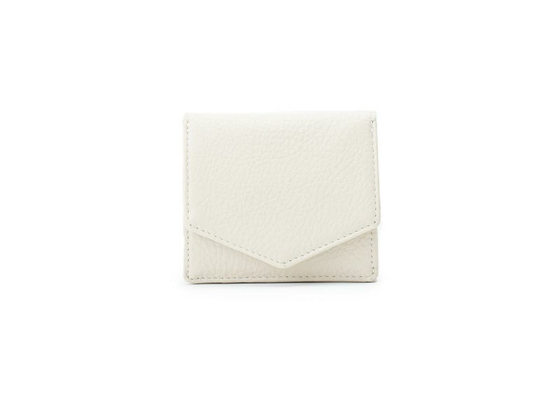 ラフィネ ボックス小銭入れ二つ折り財布｜アイボリー