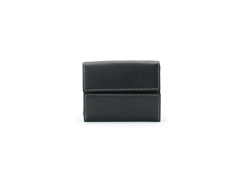 エンボス　スーパーコンパクト札入れ｜ブラック