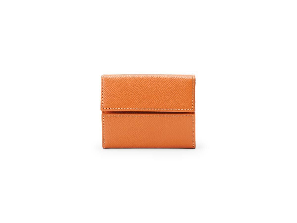エンボス　スーパーコンパクト札入れ｜オレンジ