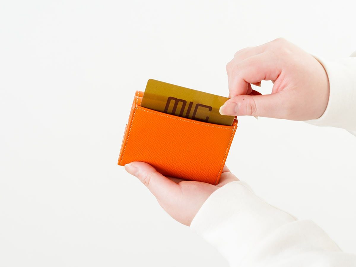 エンボス　スーパーコンパクト札入れ