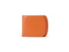 エンボス　ヒップポケット外ボックス小銭二つ折り財布｜オレンジ