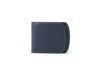 エンボス　ヒップポケット外ボックス小銭二つ折り財布｜ネイビー