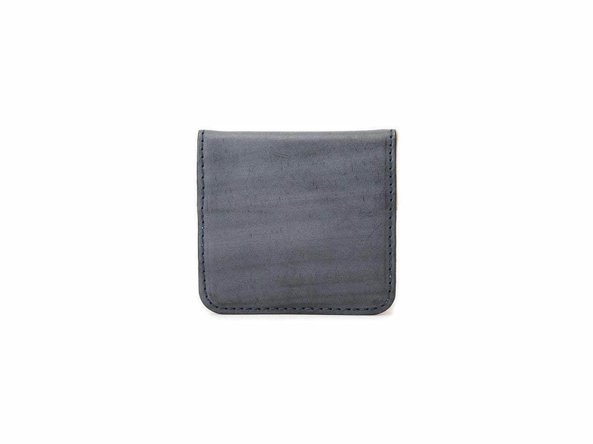 ブライドルレザー　ボックス小銭入れ｜ブラック