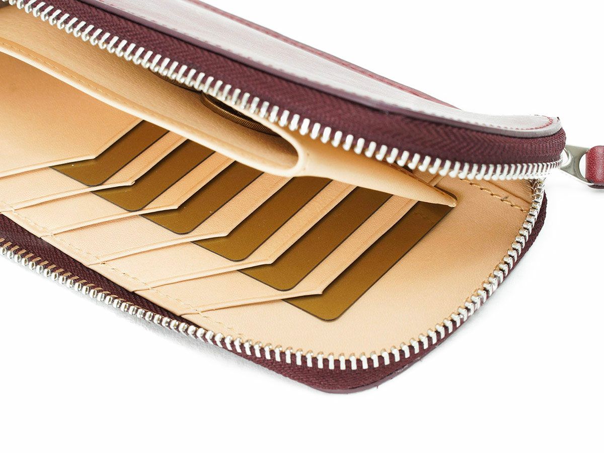 ブライドルレザー　ヒップポケットL字ファスナー長財布