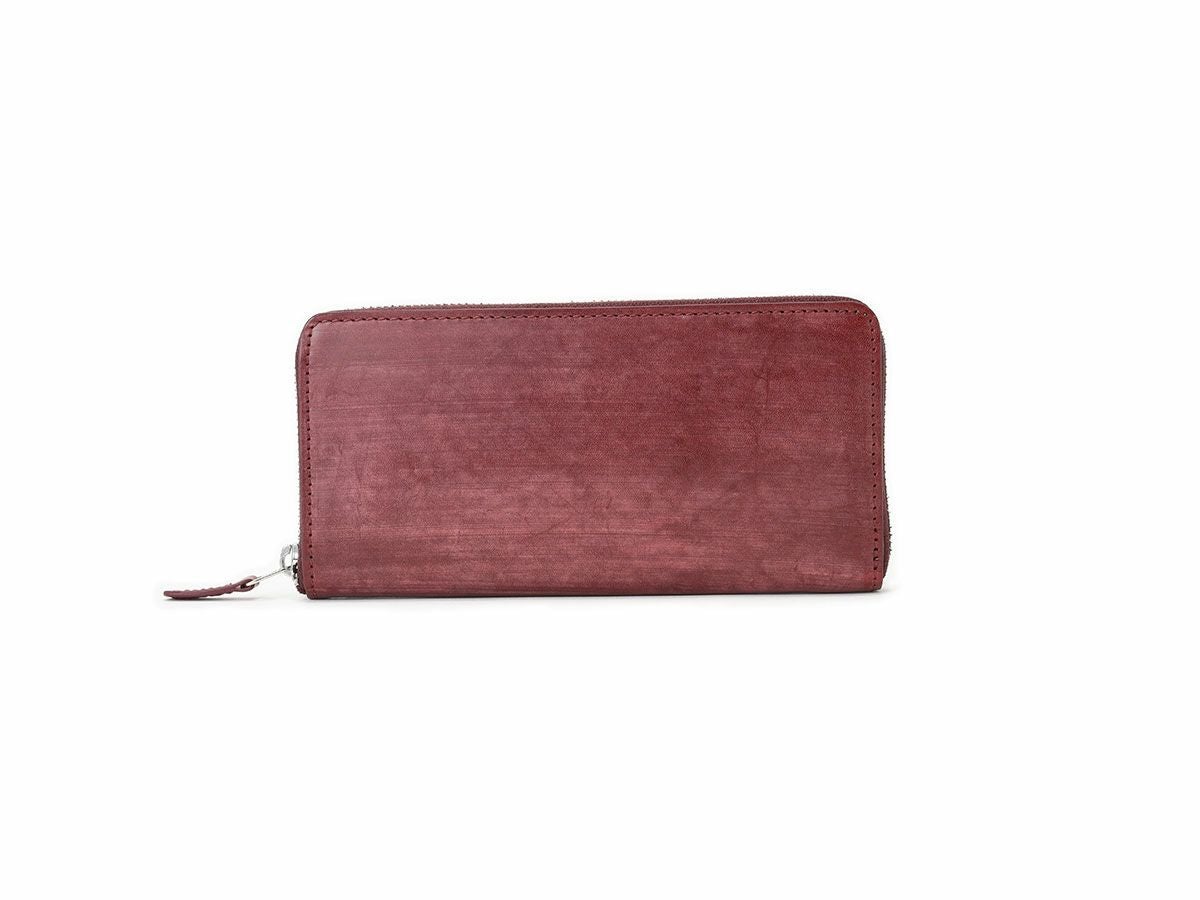 ブライドルレザー　ラウンドファスナー長財布