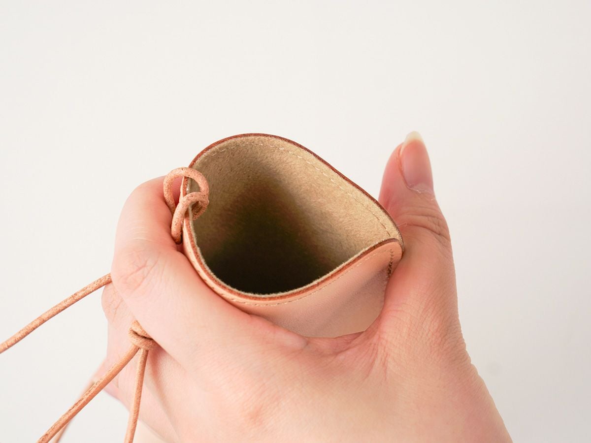 ナチュラルヌメ　メガネケース