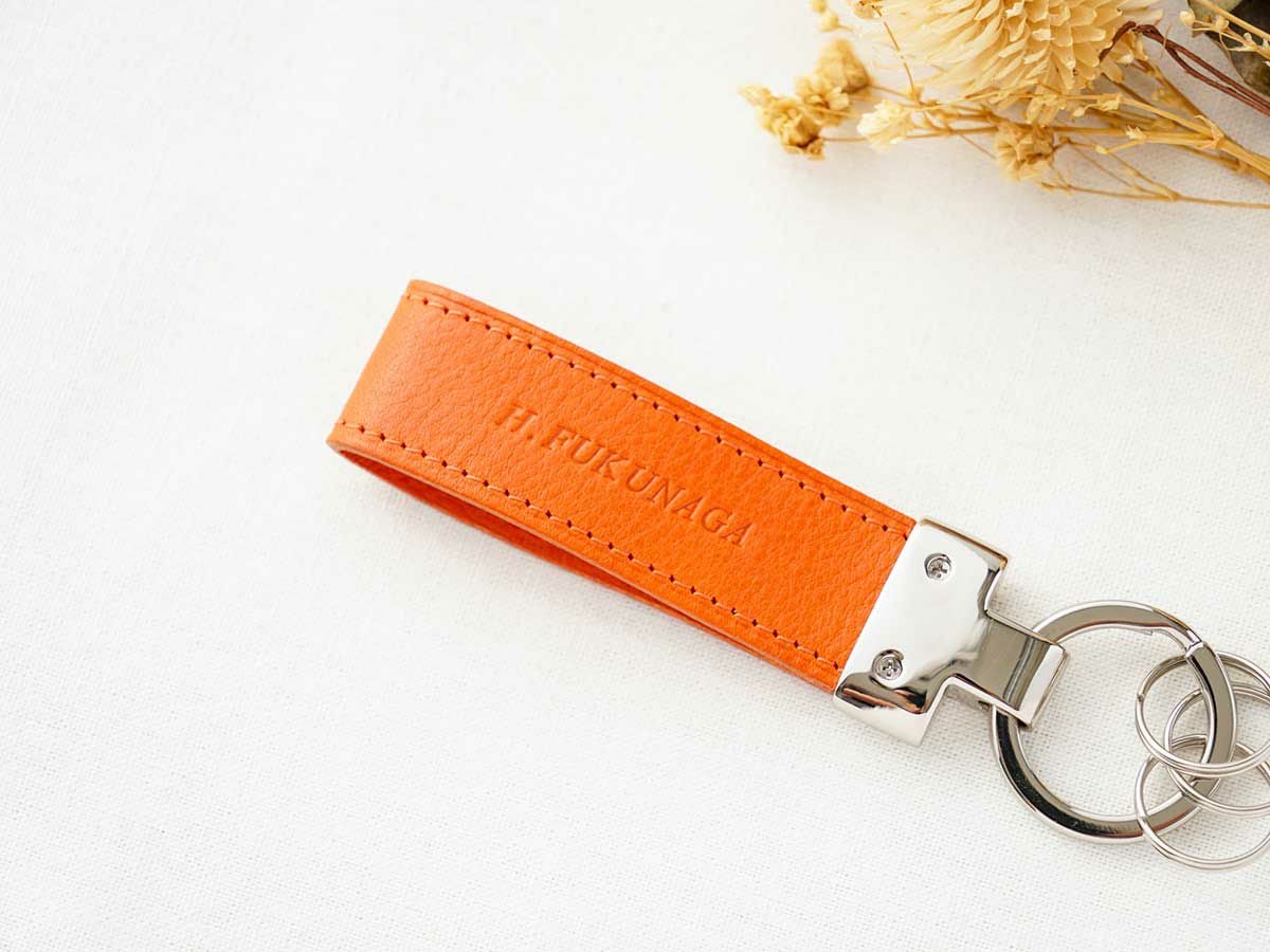 レザーキーホルダー