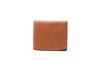 コルレオーネ　ボックス小銭入れ二つ折り財布　ブラウン