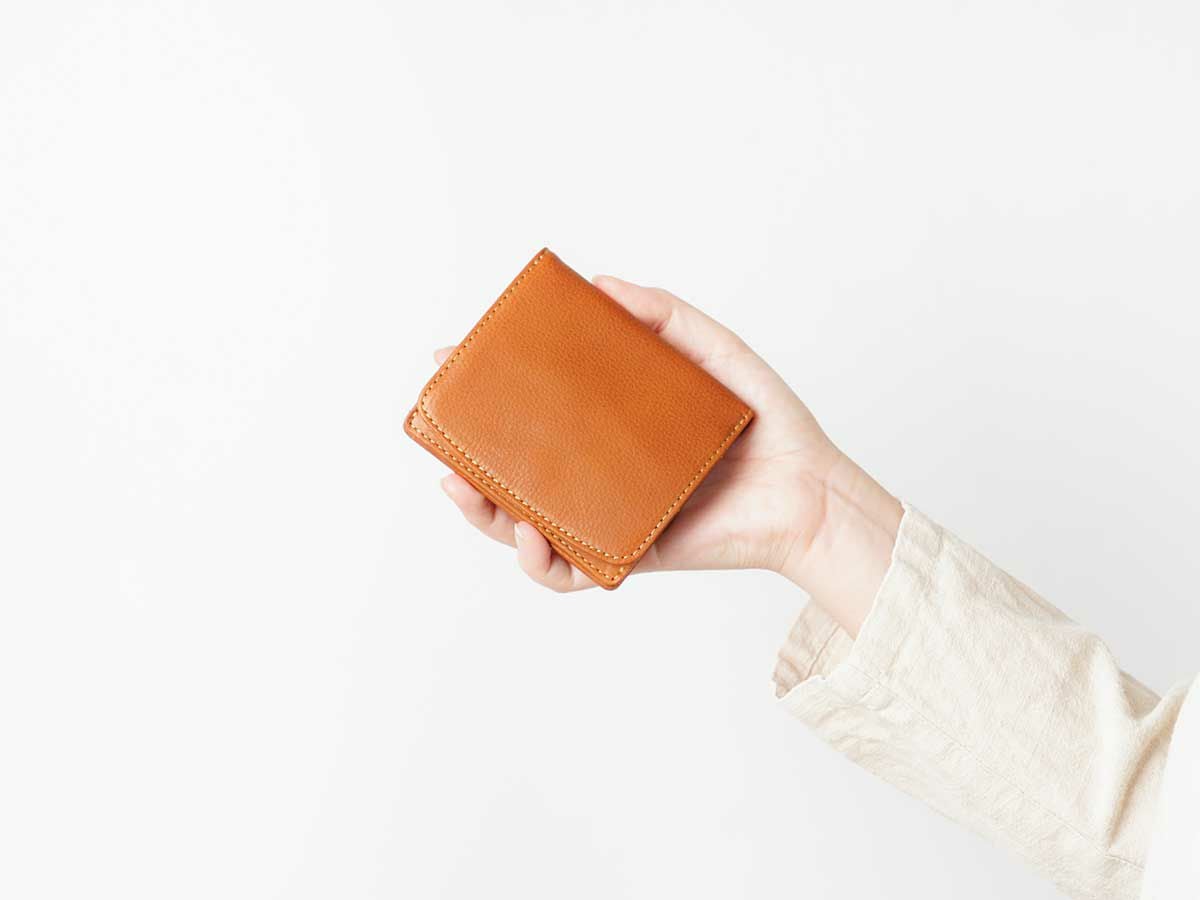 コルレオーネ　ボックス小銭入れ二つ折り財布