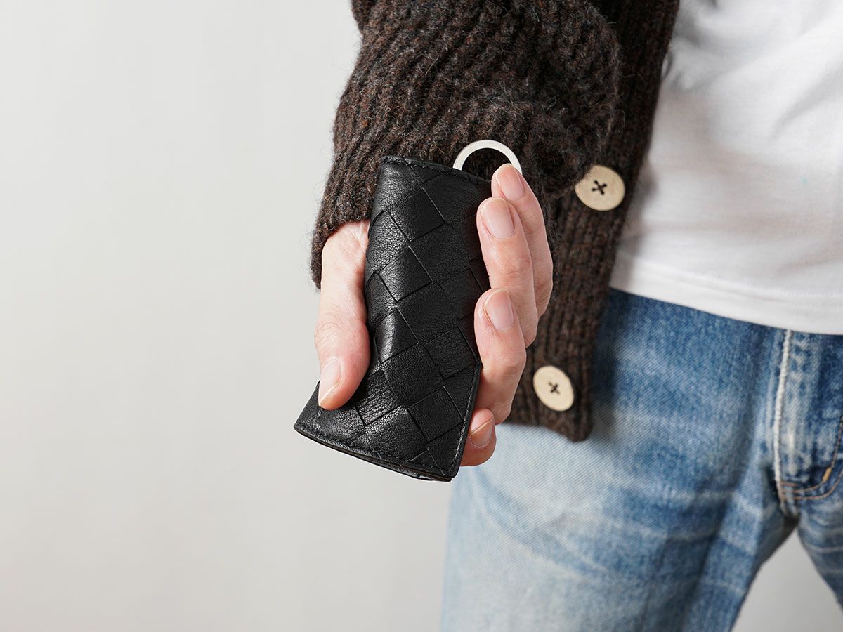 ブラックメッシュ　キーケース