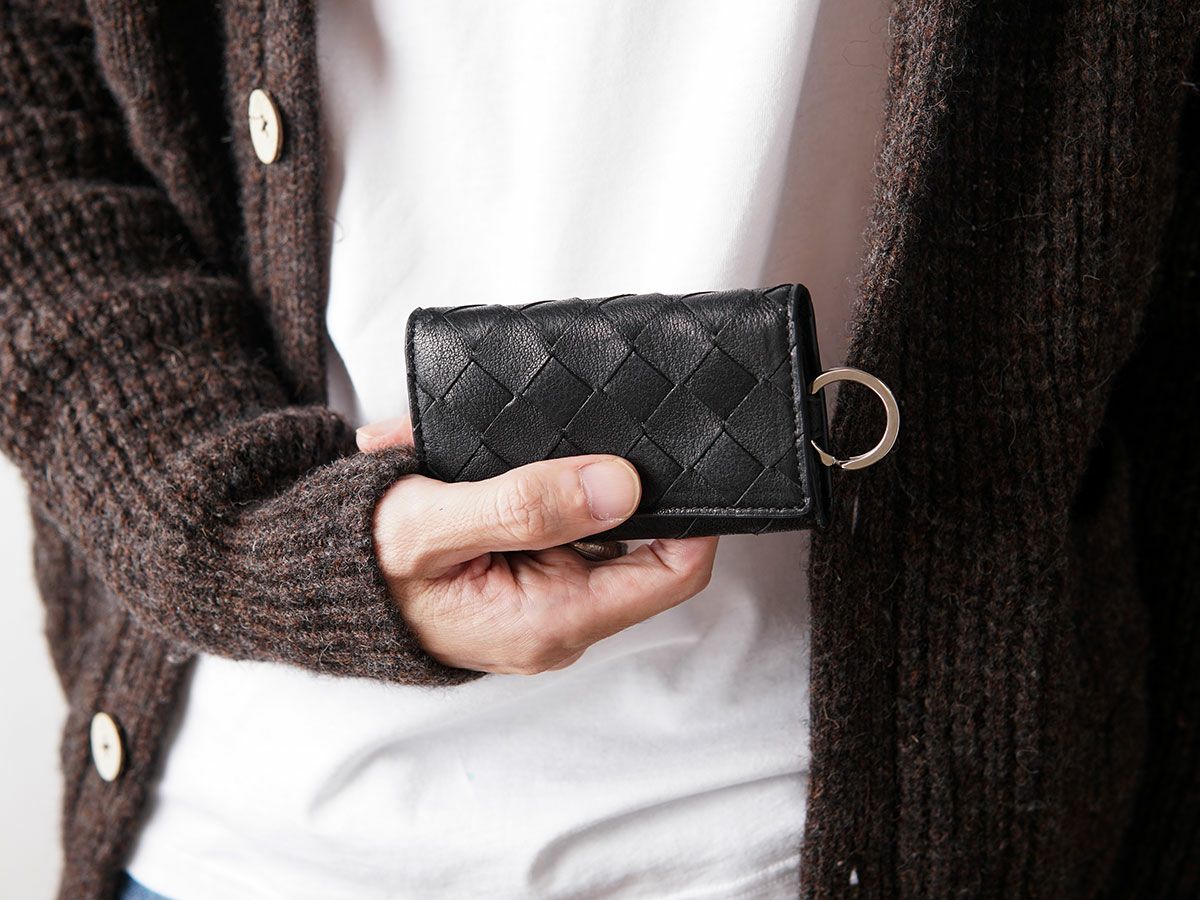 ブラックメッシュ　キーケース