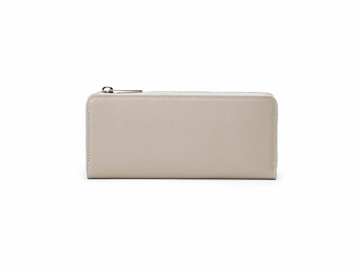 エンボス　L字ファスナー長財布