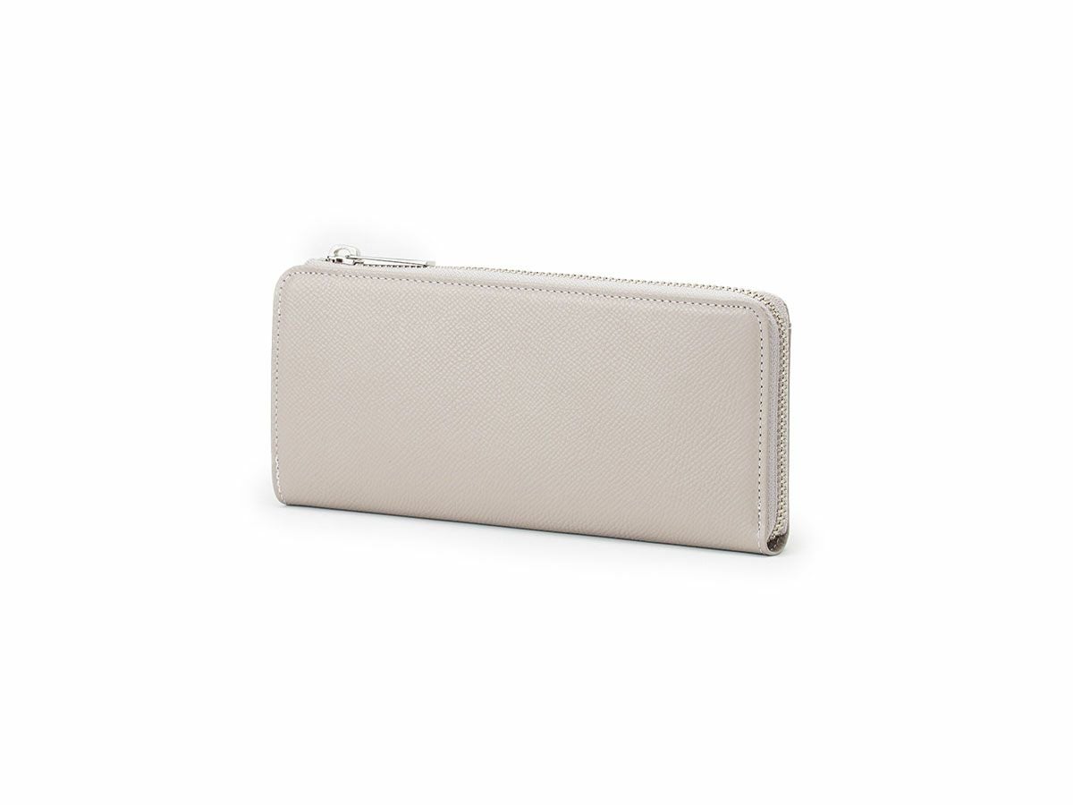 エンボス　L字ファスナー長財布