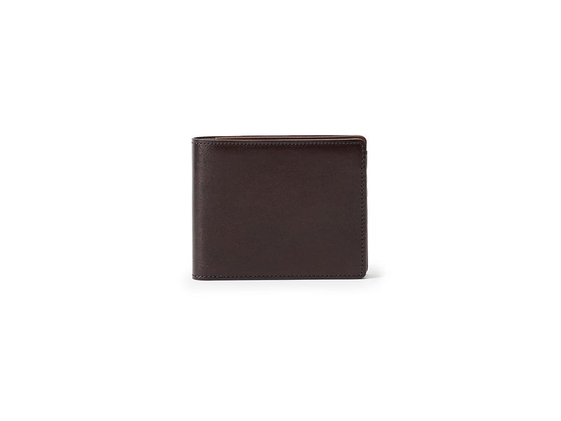 ルガトショルダー 二つ折り財布(小銭入れ付き)｜ダークブラウン